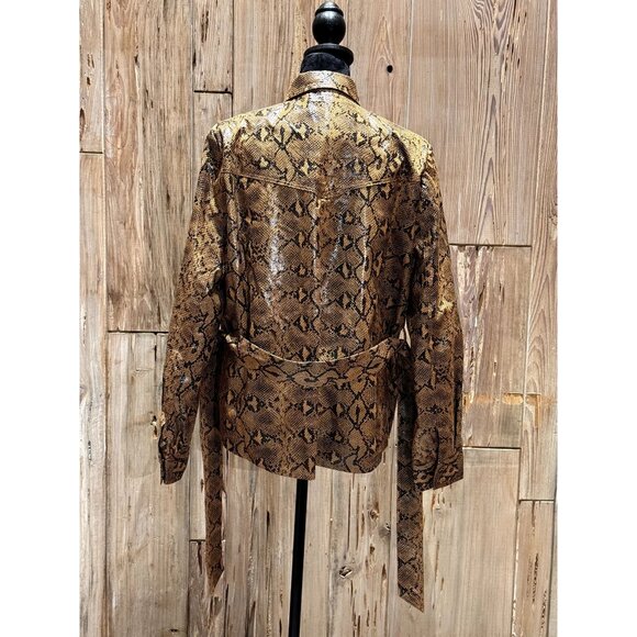 Steele Womens Faux Python Snake Skin Jacket & Pant Set M/L NWT - Picture 10 of 11